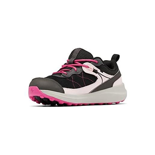 Columbia youth trailstorm scarpe da trekking basse da unisex - bambini e ragazzi, nero (black x pink ice), 38 eu