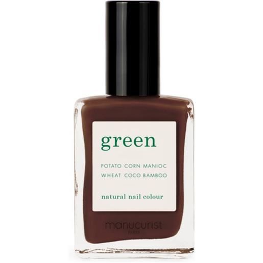 Manucurist paris green nail polish - chestnut