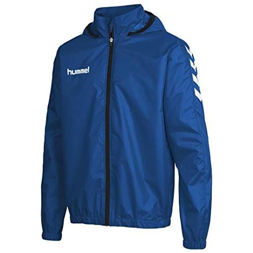 Hummel giacca da ragazzo core spray jacket blu blu - true blue 164-176