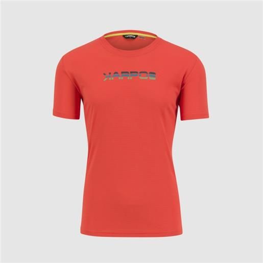 Karpos loma jersey paprika/sea spr t-shirt m/m nido d'ape arancio uomo