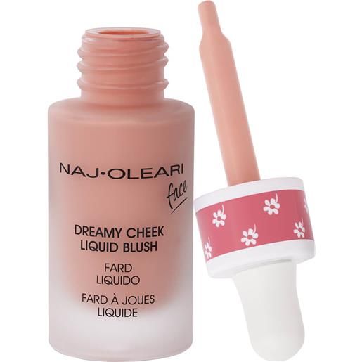 Naj Oleari face - sunset delight collection dreamy cheek liquid blush 01 - pesca naturale