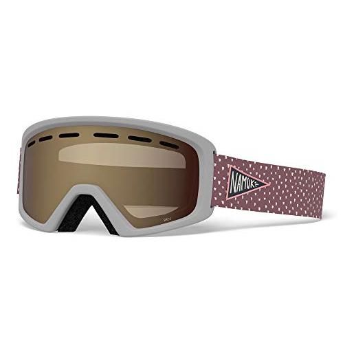 Giro snow unisex - babys rev occhiali da sci, namuk pink amber rose, taglia unica