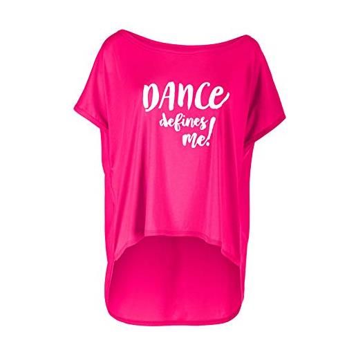 WINSHAPE maglietta da donna ultra leggera mct017 defines me dance style, fitness, tempo libero, sport, yoga, allenamento, deep-rosa, xl
