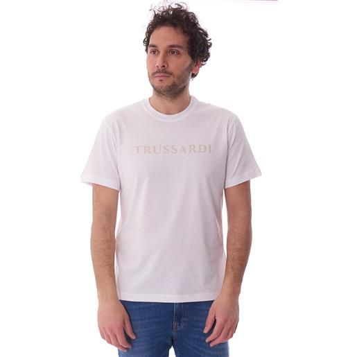 Trussardi Jeans t-shirt trussardi con logo lettering, colore bianco