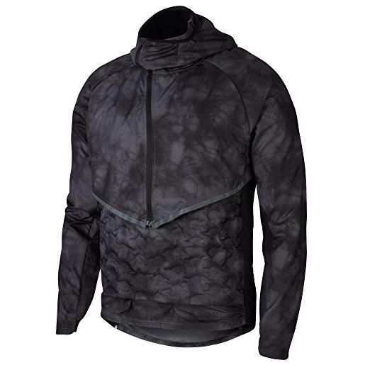 Nike tch pck aeroloft giacche, uomo, dark grey/black, m