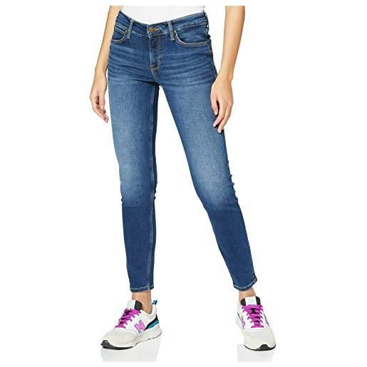 Lee donna scarlett jeans, blue mid martha, 34w / 33l
