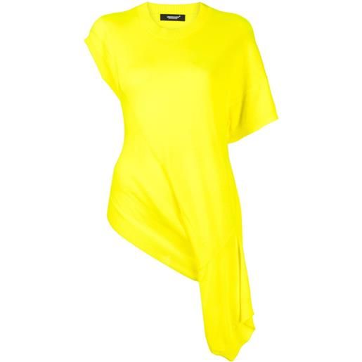 Undercover top con dettaglio cut-out - giallo