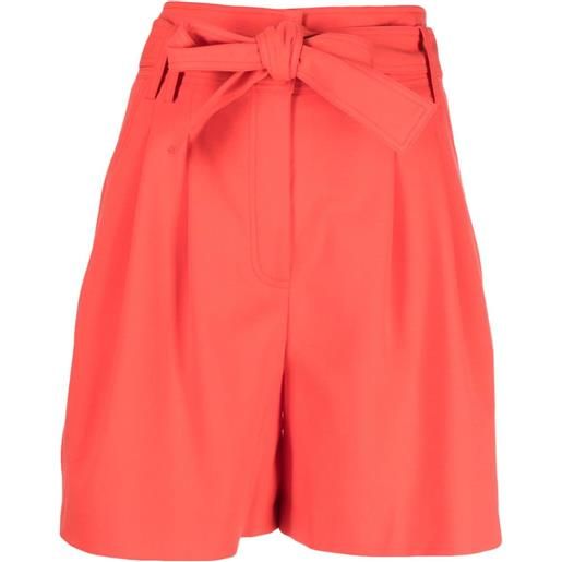 Sonia Rykiel shorts sartoriali con nodo - arancione