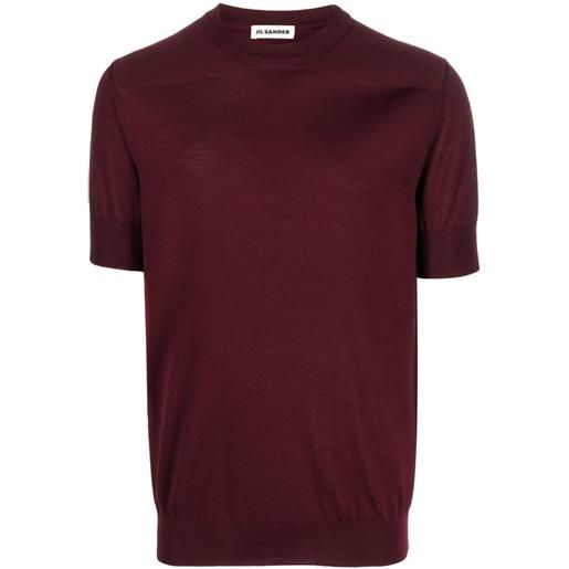 Jil Sander t-shirt a maniche corte - rosso