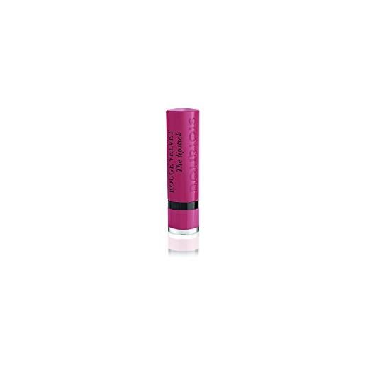 Bourjois - rouge velvet the lipstick - rossetto opaco a lunga tenuta in stick - 03 hyppink chic - 2.4 g
