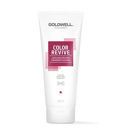 Goldwell dualsenses color revive, balsamo per tutti i tipi di capelli rossi, 200ml