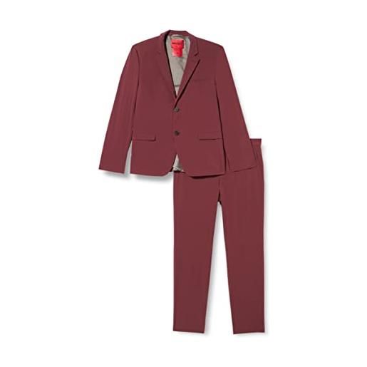 HUGO away/hu-go223j suit, marrone scuro 204, 106 uomo