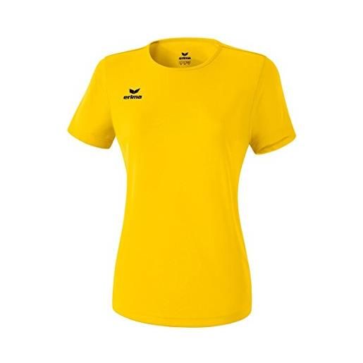 Erima teamsport, maglietta donna, giallo, 38