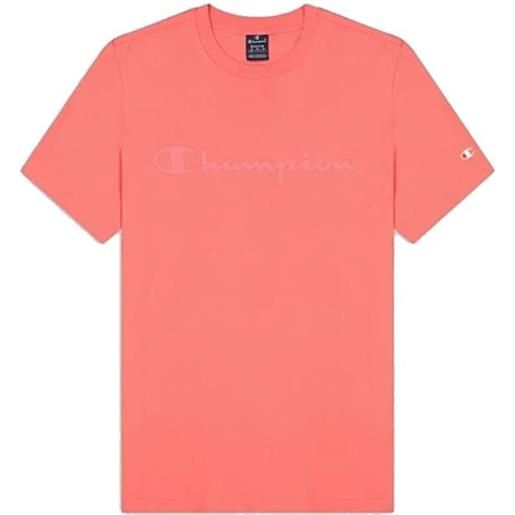 CHAMPION t-shirt CHAMPION t-shirt comfort fit coral fluo