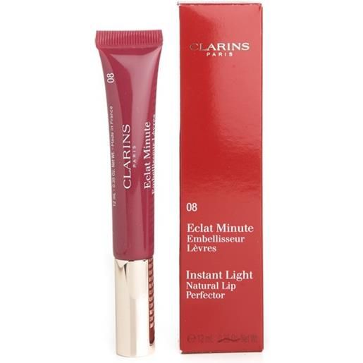 CLARINS eclat minute embellisseur lèvres - gloss 08 plum shimmer