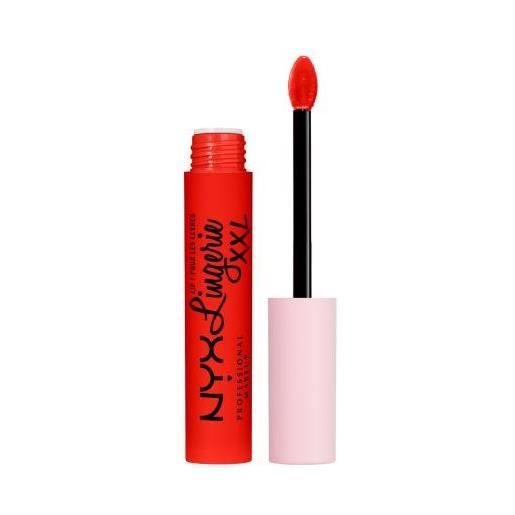 NYX Professional Makeup lip lingerie xxl rossetto liquido opaco a lunga durata 4 ml tonalità 27 on fuego