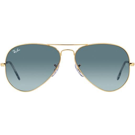 Ray-Ban occhiali da sole Ray-Ban aviator large metal rb3025 001/3m