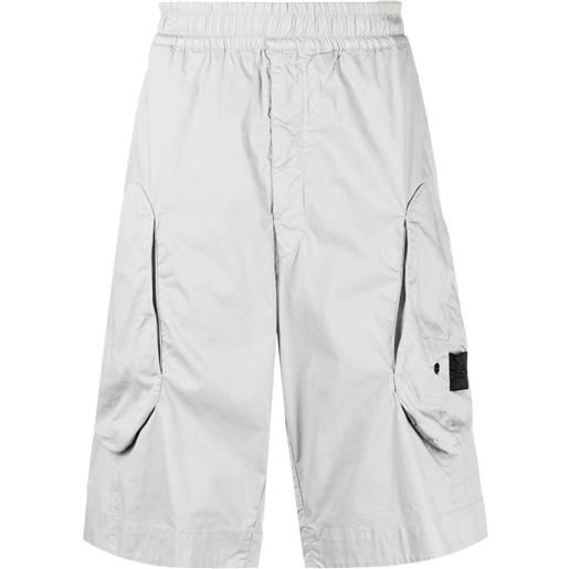 Stone Island Shadow Project bermuda con cavallo basso - grigio