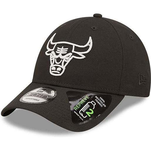NEW ERA cappello 9forty regolabile chicago bulls repreve monochrome
