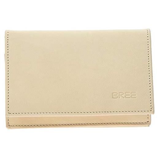 BREE collection lund new 125, business card holder, porta carte di credito donna, beige (nature), 1.5x7.5x11.5 cm (b x h x t)