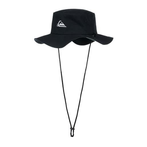 Quiksilver bushmaster cappello da safari da uomo nero
