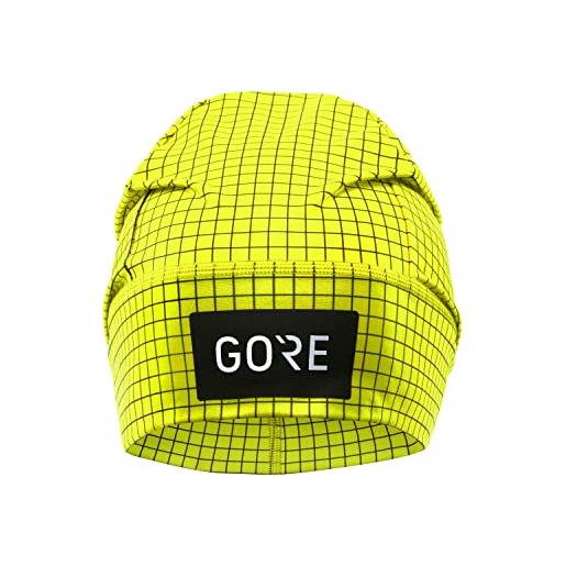 GORE WEAR berretto leggero unisex grid, taglia unica, giallo neon/nero