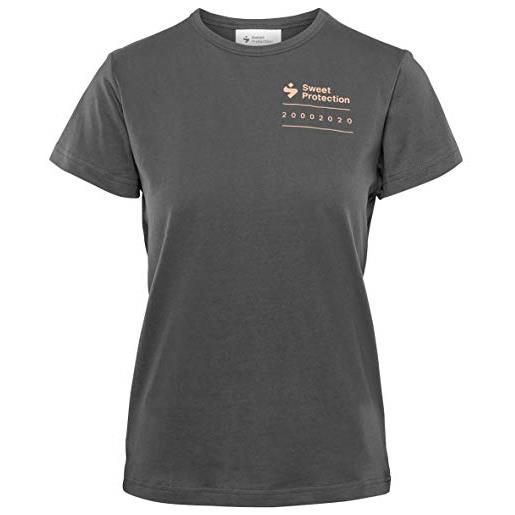 Sweet Protection maglietta da donna con stampa chaser, donna, t-shirt, 828168, grigio pietra, m