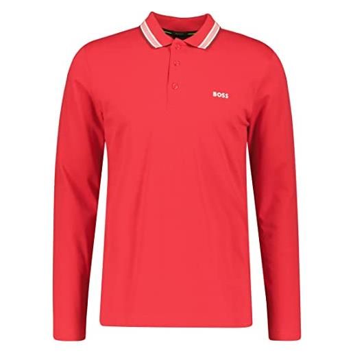 BOSS plissettato jersey, rosso medio, 3xl uomo