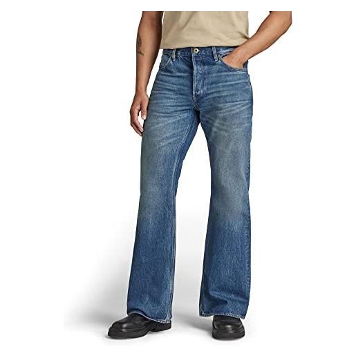 G-STAR RAW men's triple a bootcut jeans, blu (faded sea moss d22096-c967-d329), 36w / 32l