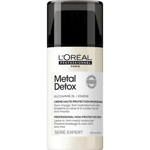 L'Oréal Professionnel serie expert metal detox creme leave-in 100ml - crema protettiva anti-metallo con filtro uv