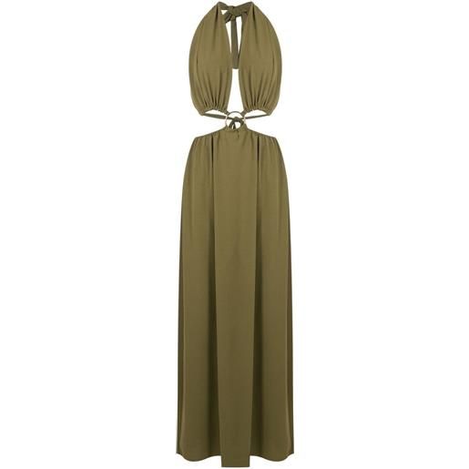 Olympiah abito lungo con dettaglio cut-out - verde