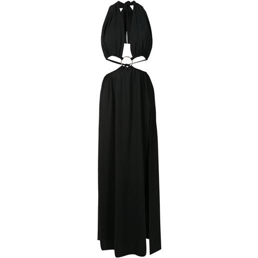 Olympiah abito lungo con dettaglio cut-out - nero