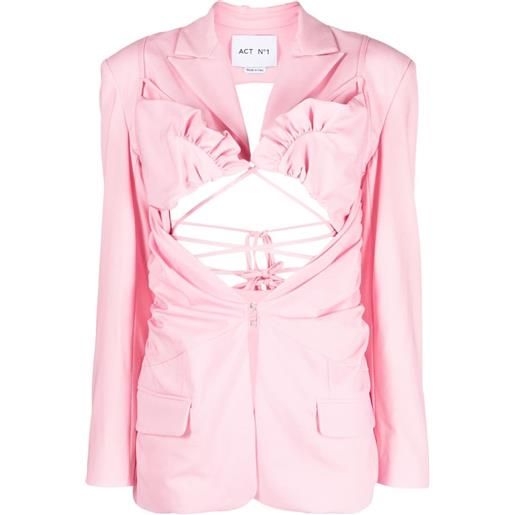 ACT Nº1 blazer con cut-out - rosa