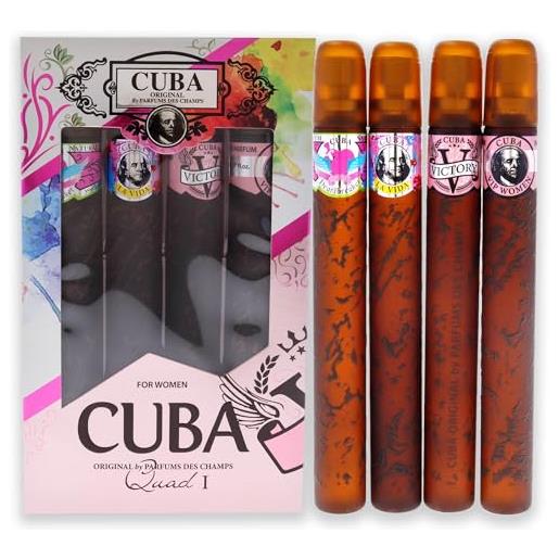 Cuba Cuba quad i for women 4 pc gift set