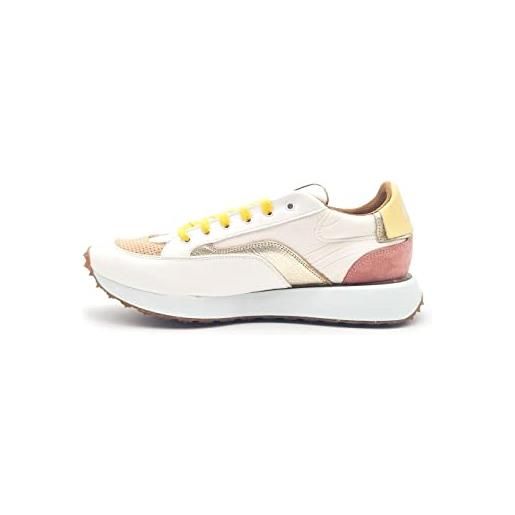 POPA sneaker sangay nylon giallo segatura, scarpe da ginnastica donna, multicolore, 38 eu