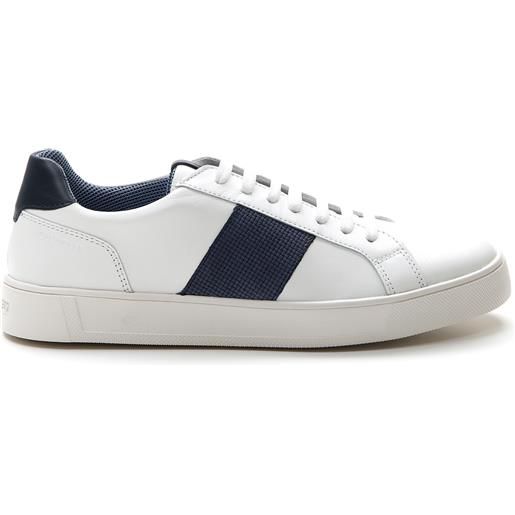 Stonefly sneakers bianca con inserti blu 219366