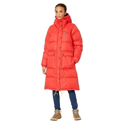 Fjällräven expedition long down parka w, giacca donna, rosso (true red), l