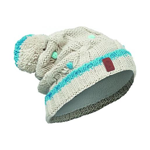 Buff ragazza e cappello polare, ragazza, knitted and polar, dysha mineral/cru, taglia unica