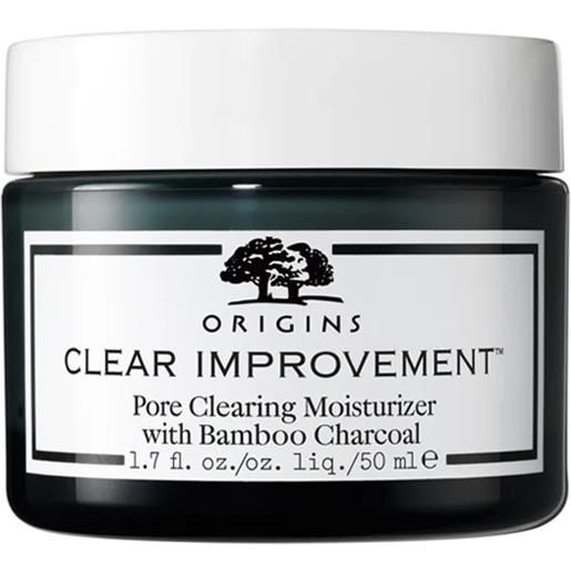 Origins clear improvement moisturizer with charcoal
