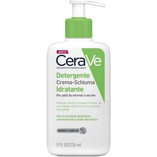 Cerave detergente crema schiuma idratante pelli normali-secche 236ml Cerave