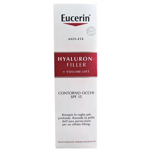 Eucerin hyaluron-filler + volume-lift contorno occhi spf15 15ml