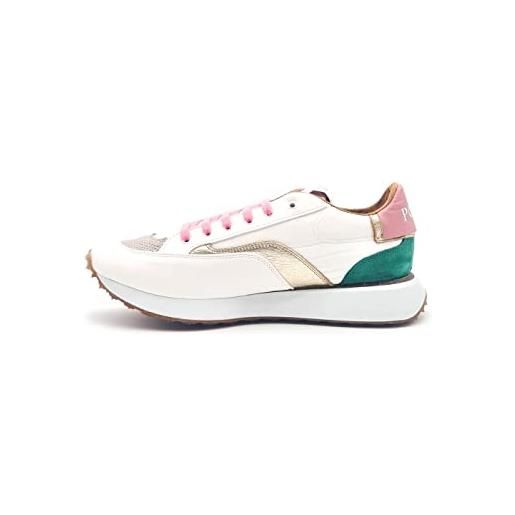 POPA sneaker sangay nylon rosa serraggio, scarpe da ginnastica donna, multicolore, 41 eu