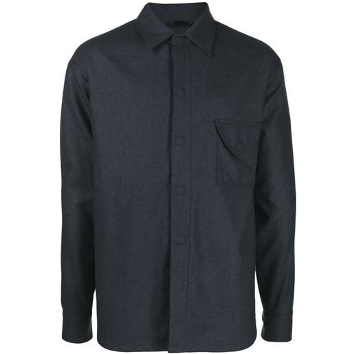 Giorgio Armani giacca-camicia - blu