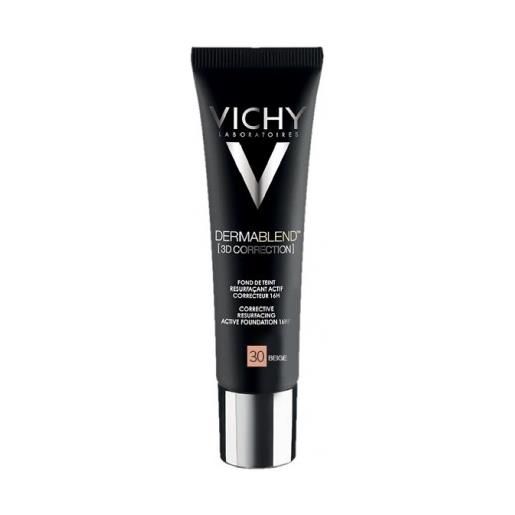 Vichy dermablend 3d fondotinta coprente per pelle grassa con imperfezioni tonalità 30 30 ml