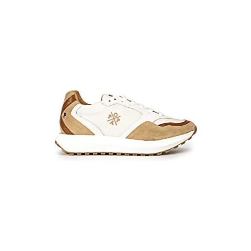 POPA sneaker maguey serraje sabbia, scarpe da ginnastica donna, beige, 41 eu