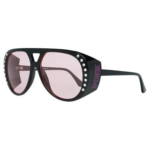 Victoria's Secret pk0014 5901t occhiali da sole, nero, taglia unica unisex-adulto