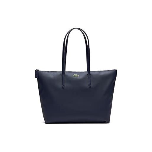 Lacoste l. 12.12 concept nf1888po, borsa a tracolla donna, giallo, taglia unica