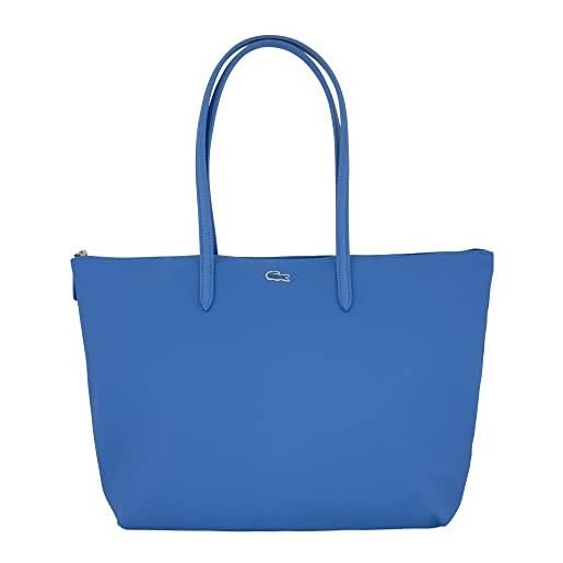 Lacoste l. 12.12 concept nf1888po, borsa a tracolla donna, blu (aerien), taglia unica