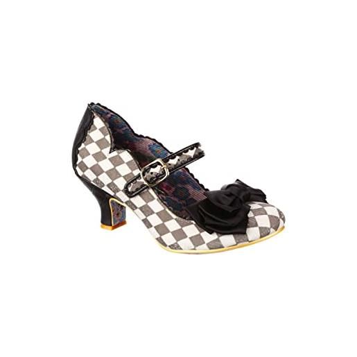 Irregular Choice brezza estiva, scarpe décolleté donna, rosa/bianco, 42 eu