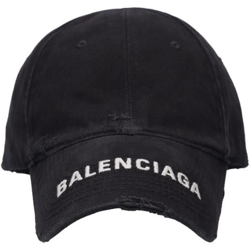 BALENCIAGA cappello in cotone con logo